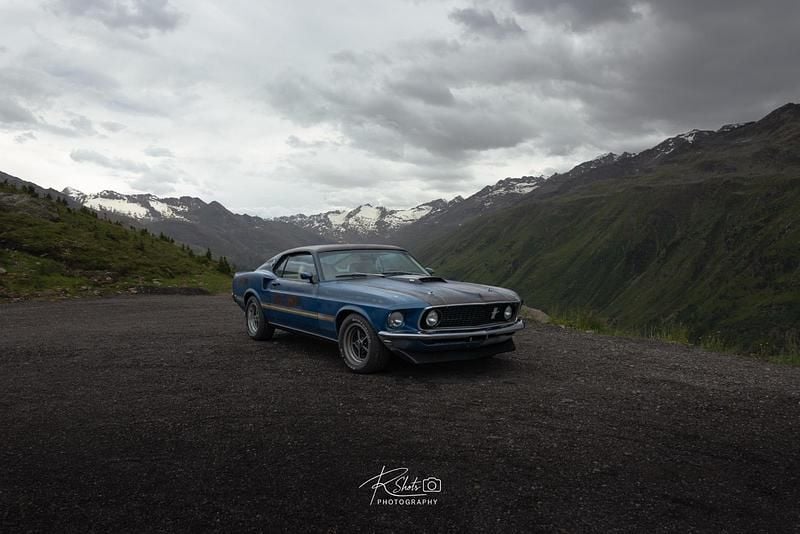 Gebraucht Ford Mustang Mach 1 325 PS (239 kW) 1969 Blau Coupé