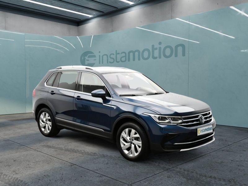 Blau Gebraucht 2023 VW Tiguan Elegance SUV | 46.300 € - Bild 1/4