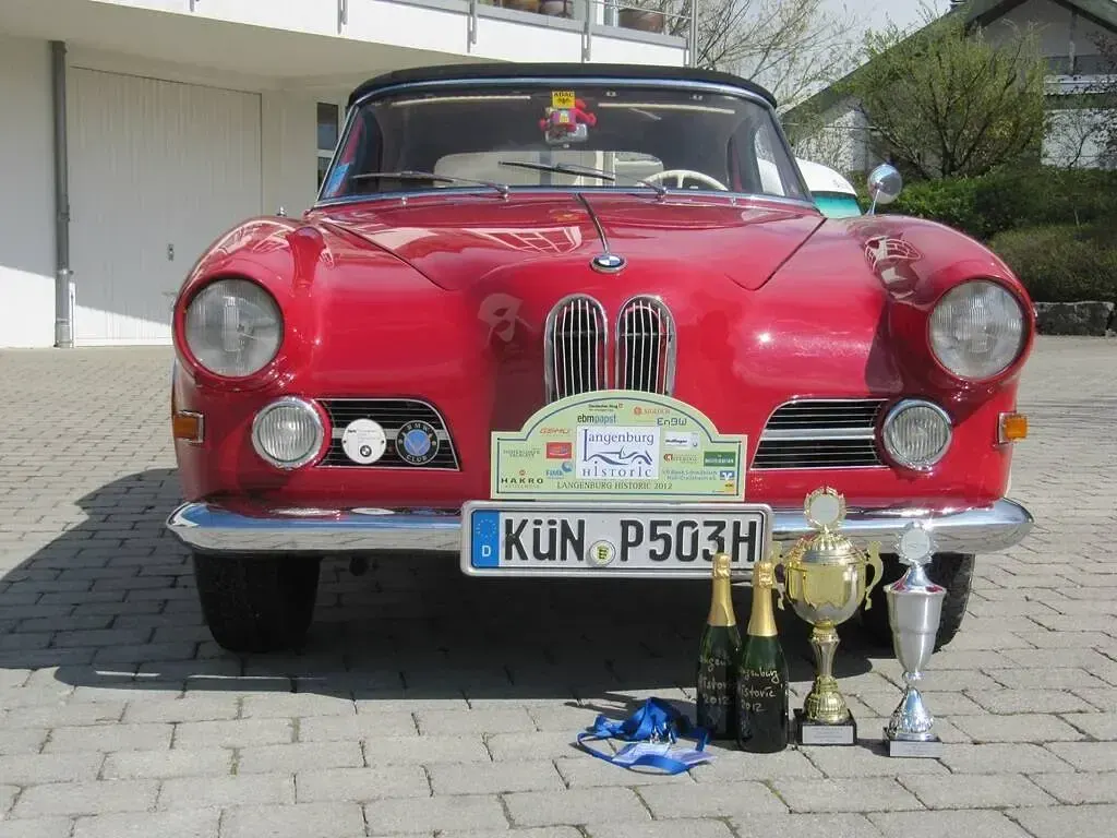 Gebraucht BMW 503 140 PS (102 kW) 1959 Rot Cabrio