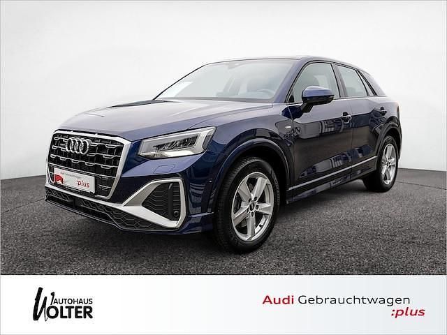 Navarrablau metallic Gebraucht 2022 Audi Q2 S-Line SUV | 32.860 € (Teuer) - Bild 1/4