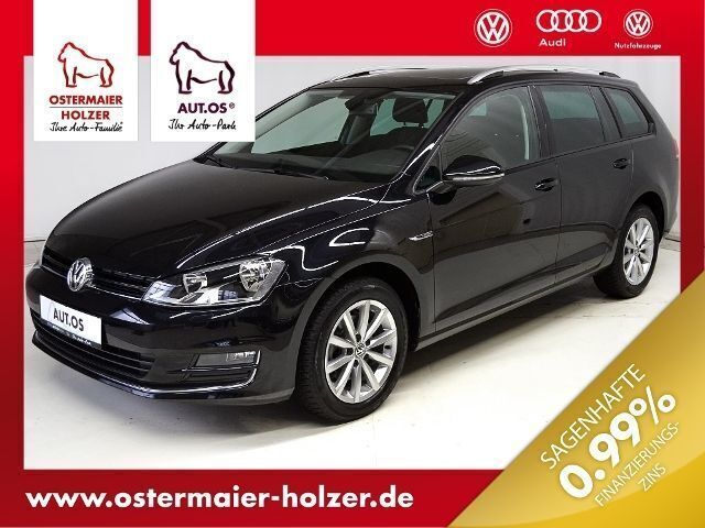 Schwarz metallic Gebraucht 2015 VW Golf VII Comfortline Kombi | 21.800 € - Bild 1/4