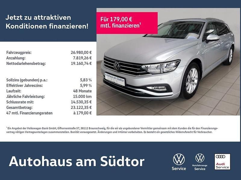 Scale silver metallic Gebraucht 2023 VW Passat Business Kombi | 26.980 € (Fairer Preis) - Bild 1/4
