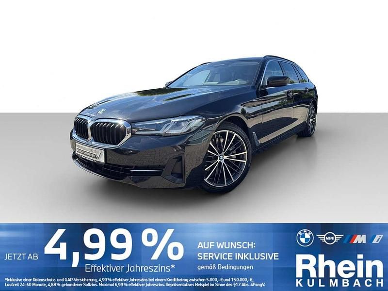 Schwarz Gebraucht 2022 BMW 540 Sport Line Kombi | 35.785 € (Superpreis) - Bild 1/4