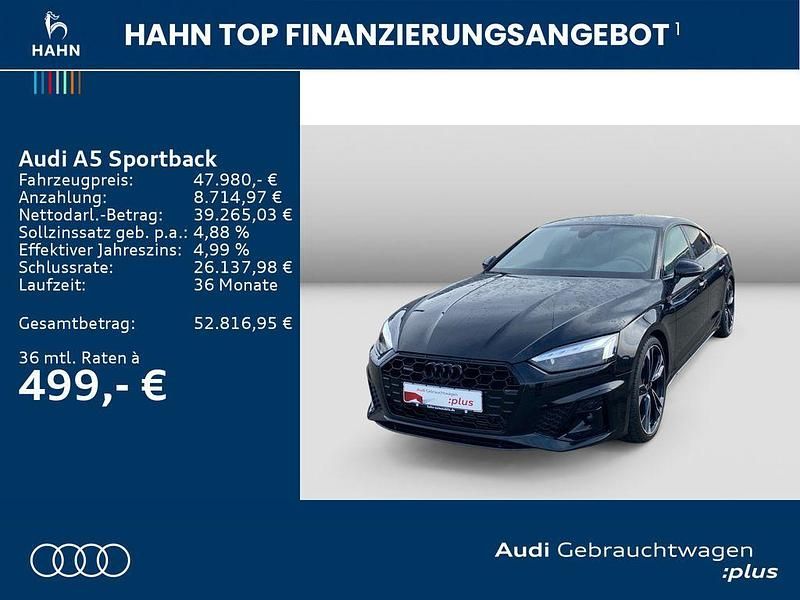 Gebraucht Audi A5 Sportback S-Line 204 PS (150 kW) 2024 Schwarz Kleinwagen