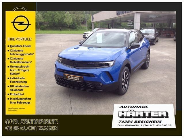 Blau (perlblau) Gebraucht 2022 Opel Mokka GS Line SUV | 20.900 € (Fairer Preis) - Bild 1/4