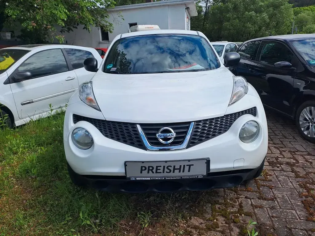 Gebraucht Nissan Juke Visia 117 PS (86 kW) 2012 Weiß SUV