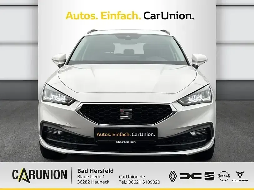 Neu Seat Leon Style 150 PS (110 kW) 2025 Candy weiß Kombi