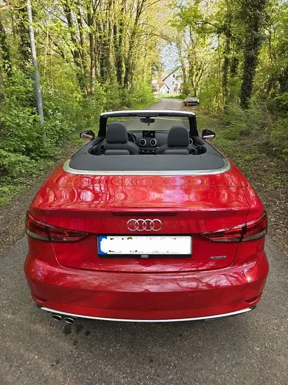 Używany Audi A3 Cabriolet Design 190 KM (139 kW) 2019 Czerwony Kabriolet