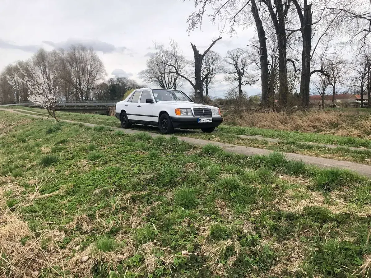 Gebraucht Mercedes E230 132 PS (97 kW) 1987 Weiß Limousine
