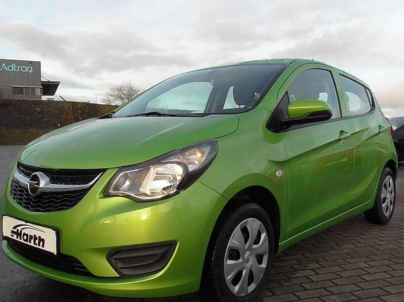 Kiwi gruen Gebraucht 2015 Opel Karl Edition Kleinwagen | 3.990 € (Fairer Preis) - Bild 1/4