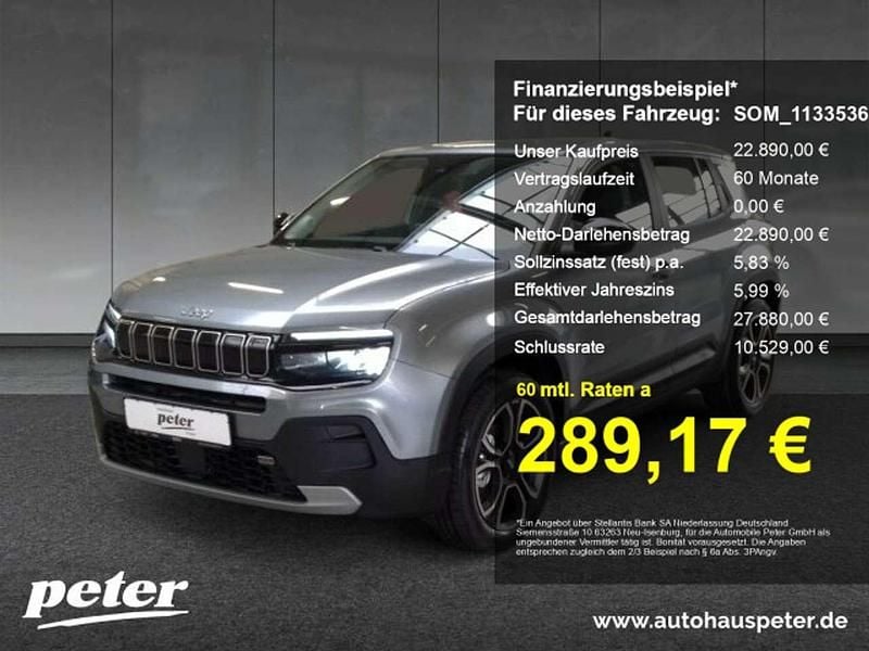 Grau Neu 2024 Jeep Avenger Altitude SUV | 22.890 € (Guter Preis) - Bild 1/4