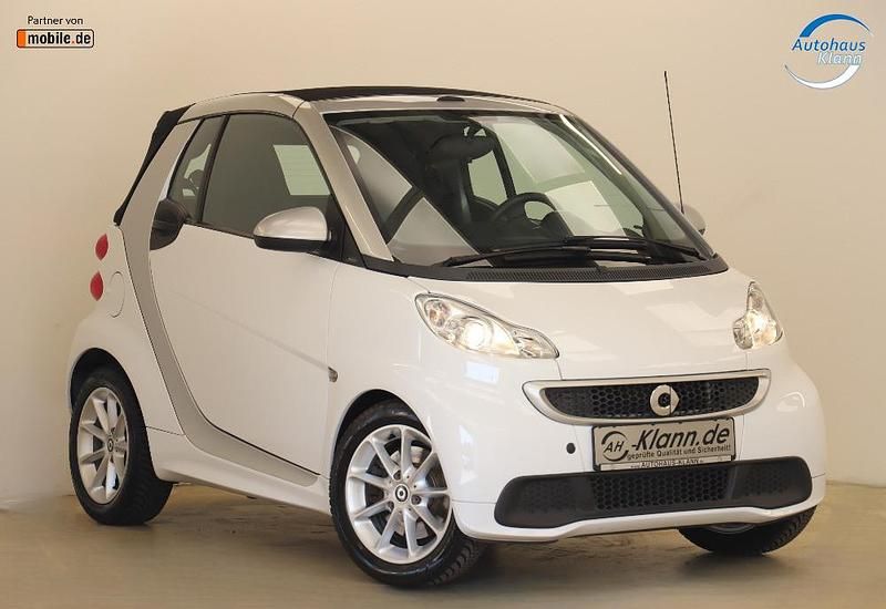 Weiß Gebraucht 2013 Smart ForTwo Cabrio Passion Cabrio | 9.899 € (Etwas zu teuer) - Bild 1/4