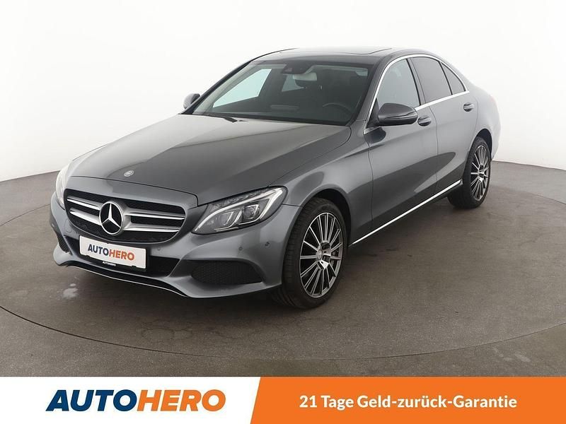 Grau Gebraucht 2017 Mercedes C200 Avantgarde Limousine | 20.310 € (Guter Preis) - Bild 1/3