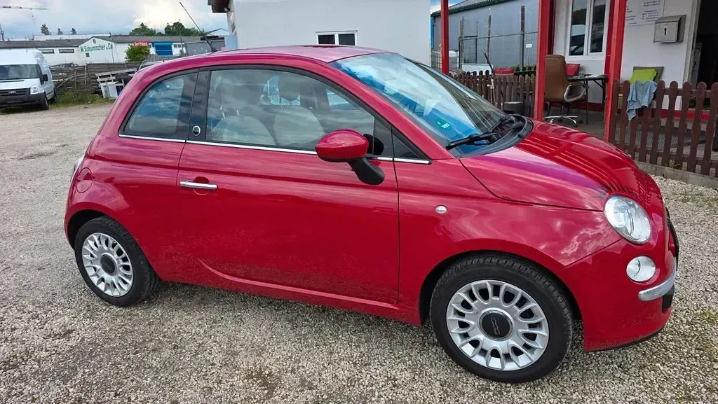 Usata Fiat 500 69 CV (50 kW) 2009 Rosso Cabrio