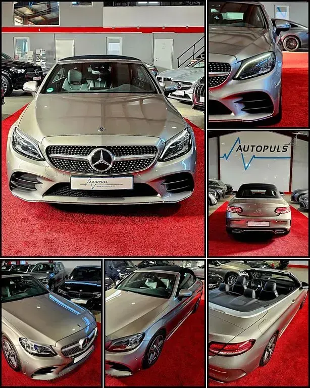Gebraucht Mercedes C300 AMG line 258 PS (189 kW) 2020 Mojavesilber metalliclack (metallic) Cabrio
