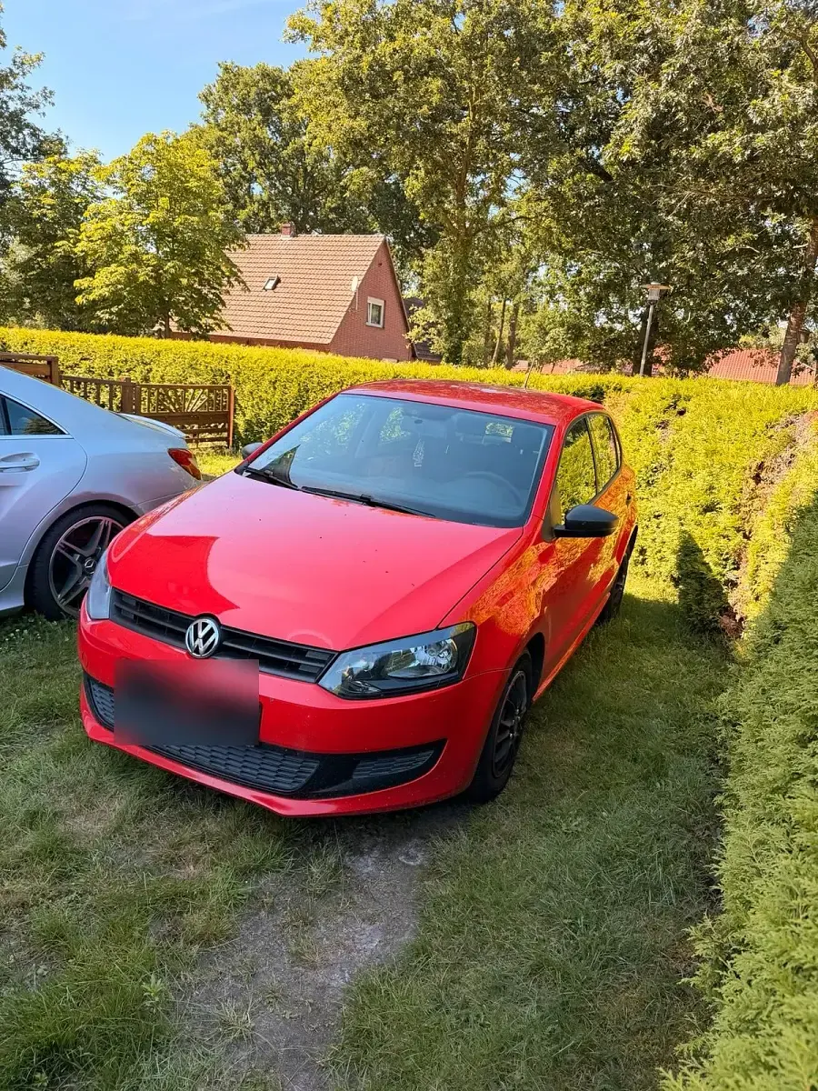 Gebraucht VW Polo 2009 Rot Kleinwagen