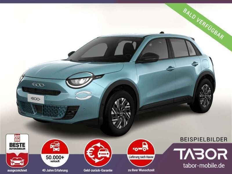 Blau (acqua blau metallic) Neu 2025 Fiat 600 SUV | 22.488 € (Guter Preis) - Bild 1/4