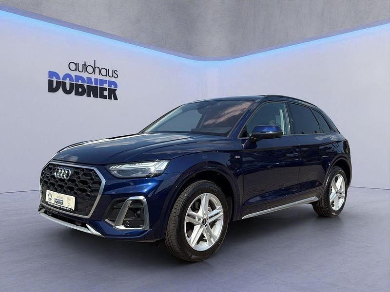 Blau Gebraucht 2022 Audi Q5 S-Line SUV | 43.900 € (Fairer Preis) - Bild 1/4