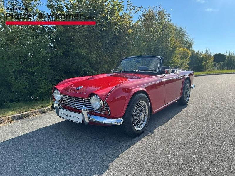 Rot Gebraucht 1962 Triumph TR4 Cabrio | 34.990 € - Bild 1/4