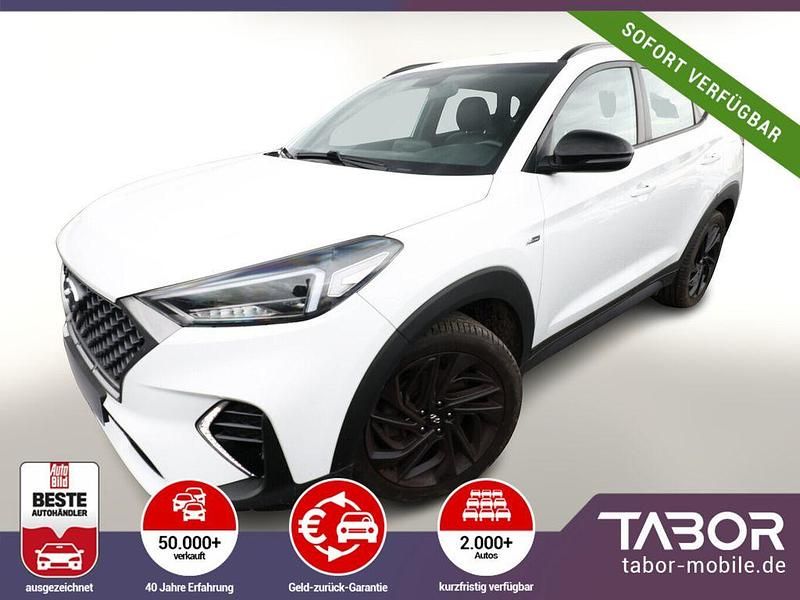 Weiss Gebraucht 2020 Hyundai Tucson N Line SUV | 27.488 € (Teuer) - Bild 1/4