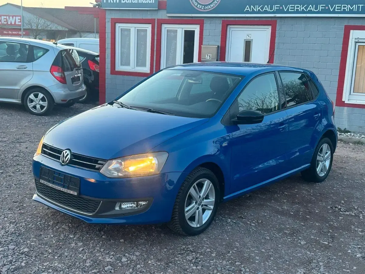 Occasion VW Polo Match 60 ch (44 kW) 2012 Bleue Citadine