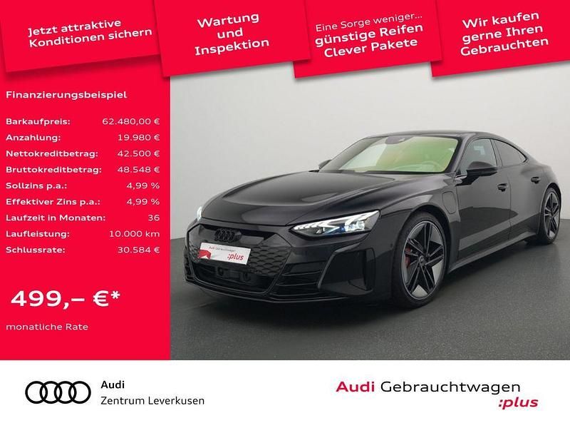 Schwarz Gebraucht 2022 Audi RS e-tron GT Sport Limousine | 62.480 € (Superpreis) - Bild 1/4