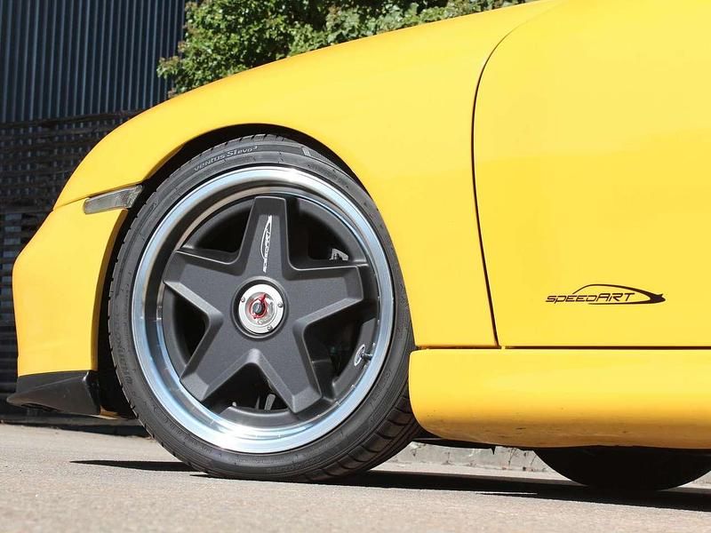 Speedgelb l12h Gebraucht 1999 Porsche Boxster Cabrio | 25.986 € - Bild 1/4