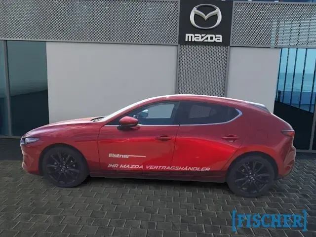 Gebraucht Mazda 3 Exclusive-Line 186 PS (136 kW) 2023 Soul red crystal Kleinwagen