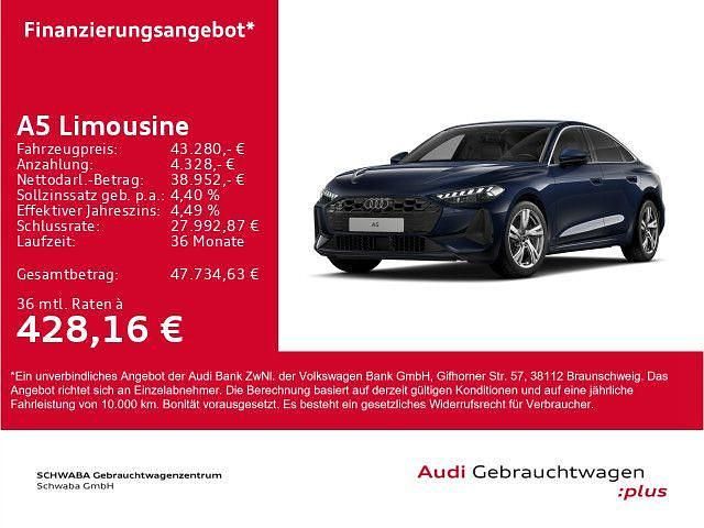 Usata Audi A5 Performance 204 CV (150 kW) 2025 Blu Berlina