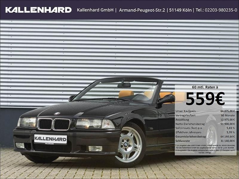 Schwarz Gebraucht 1996 BMW M3 Cabriolet Sport Line Cabrio | 64.875 € - Bild 1/4