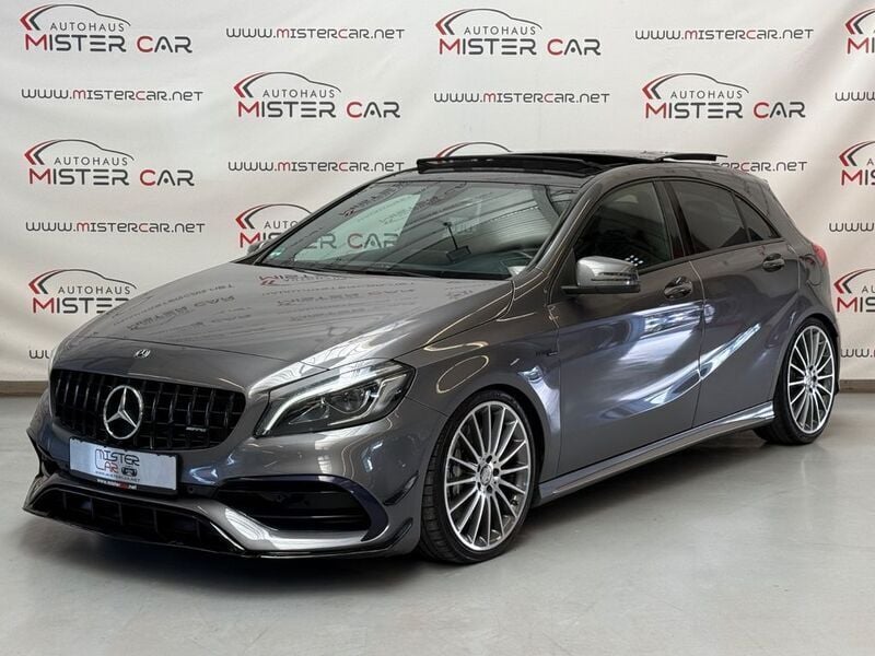 Mountaingrau met. Gebraucht 2017 Mercedes A45 AMG AMG Limousine | 26.890 € (Guter Preis) - Bild 1/4
