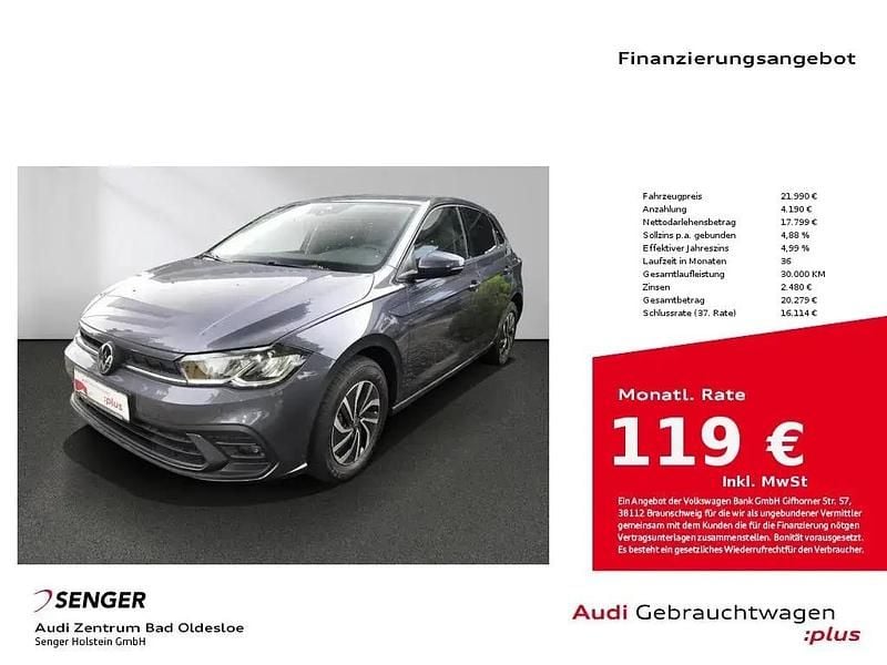 Grau Neu 2025 VW Polo Life | 21.990 € (Fairer Preis) - Bild 1/1
