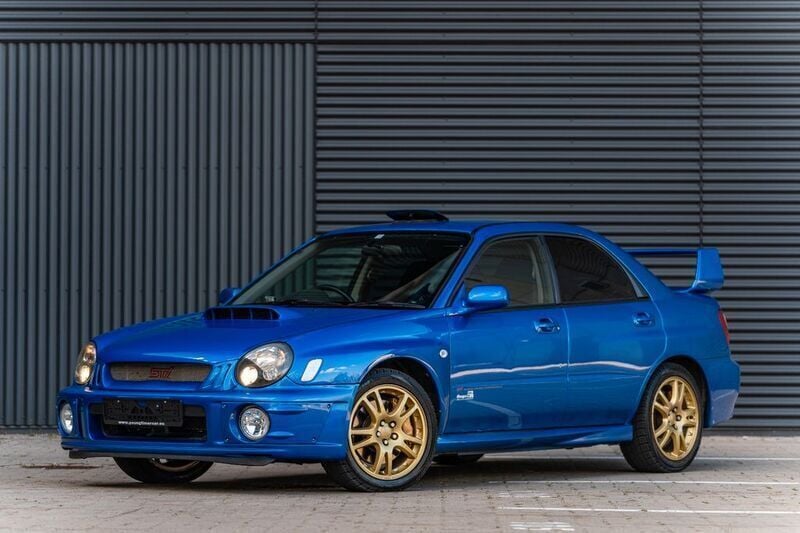 Gebraucht Subaru Impreza 280 PS (205 kW) 2001 Blau Limousine