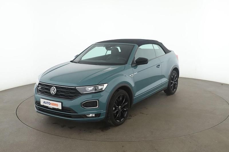 Grün Gebraucht 2021 VW T-Roc Cabriolet R-line Cabrio | 25.280 € (Fairer Preis) - Bild 1/3
