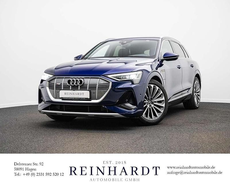 Navarrablau metallic Gebraucht 2021 Audi e-tron S-Line SUV | 33.295 € (Fairer Preis) - Bild 1/3