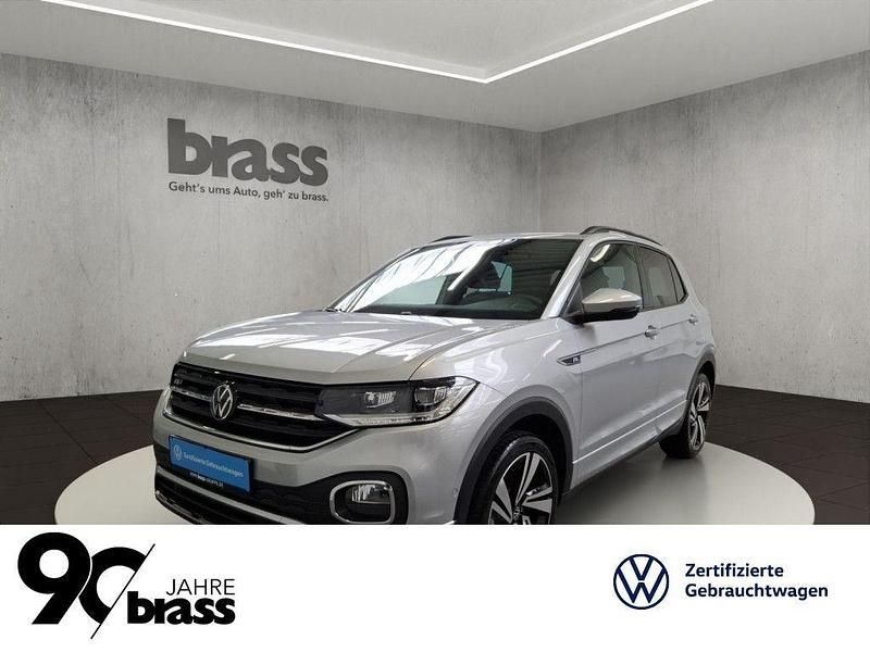 Reflexsilber metallic Gebraucht 2023 VW T-Cross R-line SUV | 33.400 € - Bild 1/3