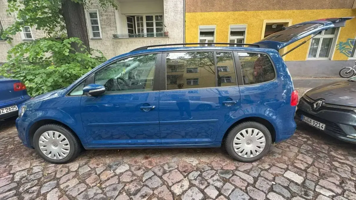 Gebraucht VW Touran Cross 140 PS (102 kW) 2012 Blau Van / Kleinbus