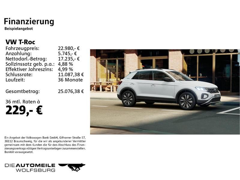 Gebraucht VW T-Roc Goal 116 PS (85 kW) 2024 SUV