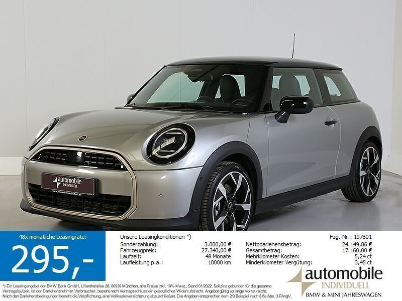 Silber Gebraucht 2024 Mini Cooper Favoured Kleinwagen | 26.739 € (Superpreis) - Bild 1/4