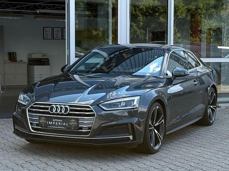 Grau Gebraucht 2018 Audi A5 S-Line Coupé | 27.800 € (Fairer Preis) - Bild 1/4