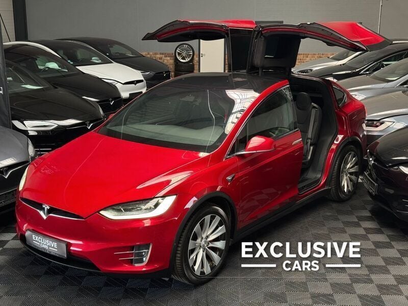 Rot Gebraucht 2019 Tesla Model X Performance SUV | 41.750 € (Superpreis) - Bild 1/4