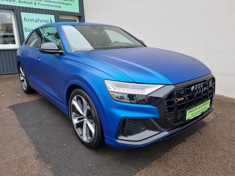 Navarrablau metallic Gebraucht 2021 Audi SQ8 Sport SUV | 74.950 € (Guter Preis) - Bild 1/3
