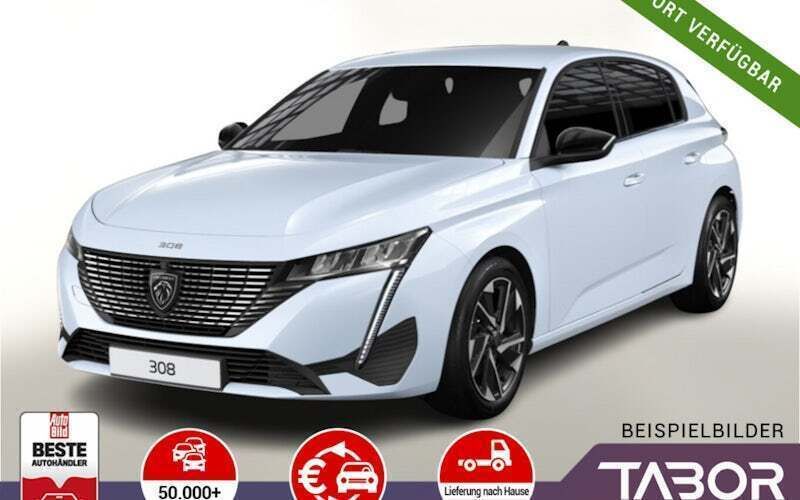 Weiß (okenit weiß metallic) Neu 2025 Peugeot 308 Allure Limousine | 27.288 € (Superpreis) - Bild 1/4
