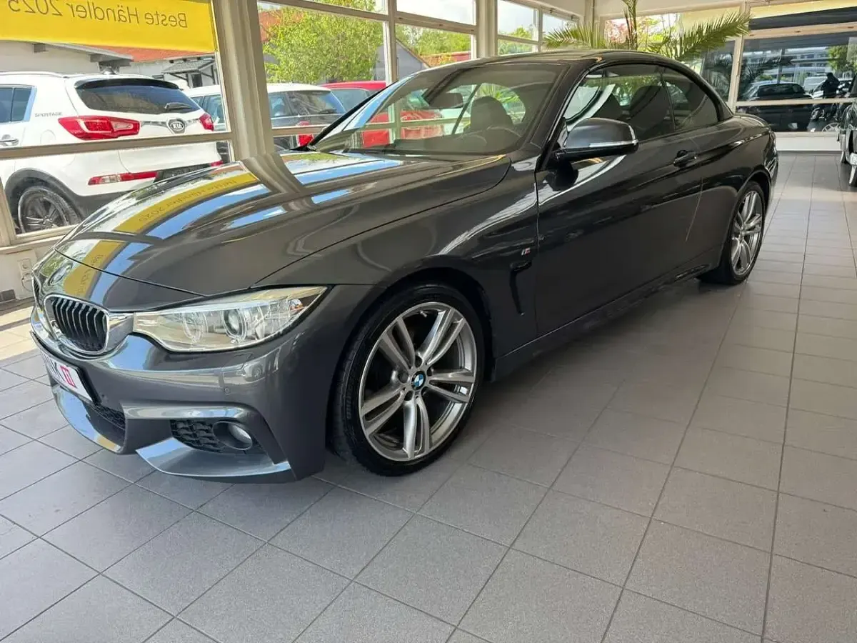 Gebraucht BMW 420 M Sport 190 PS (139 kW) 2016 Mineralgrau metallic Cabrio
