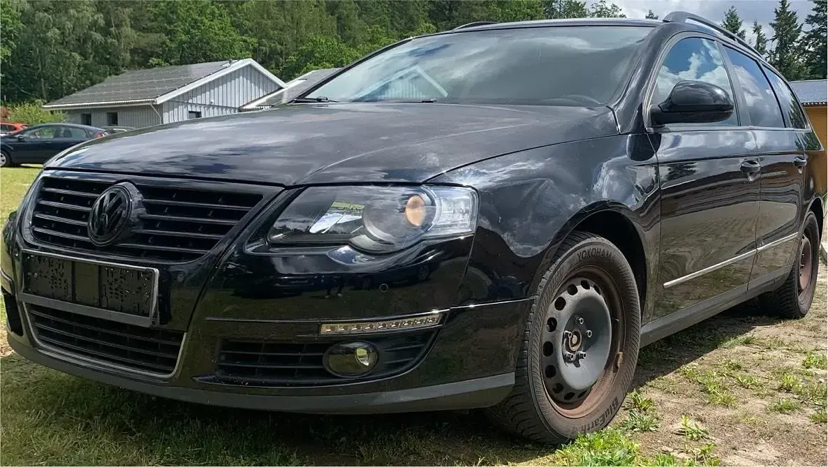 Gebraucht VW Passat 105 PS (77 kW) 2008 Schwarz Kombi