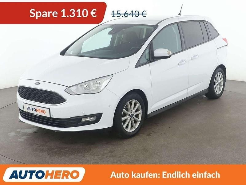 Weiß Gebraucht 2019 Ford Grand C-Max Cool & Connect Van / Kleinbus | 14.330 € (Fairer Preis) - Bild 1/3