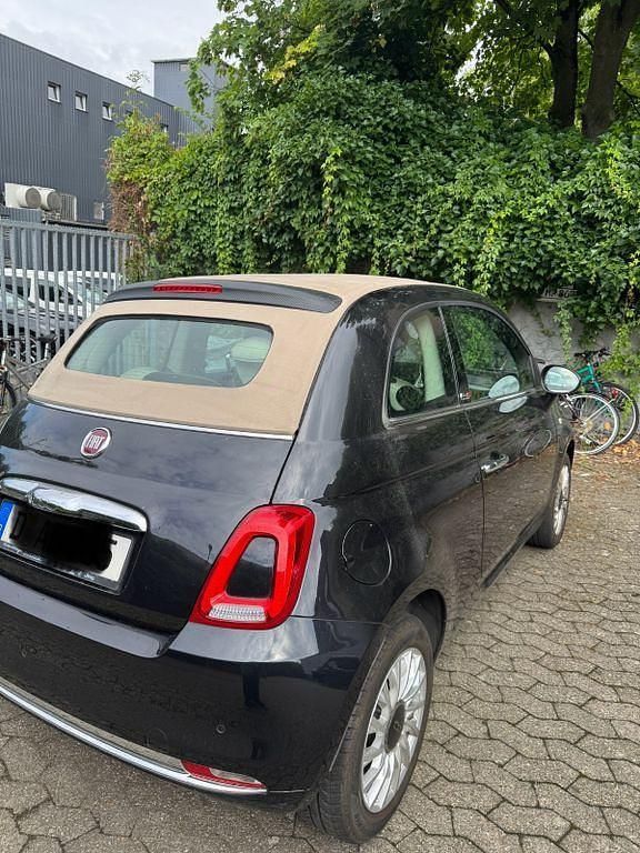 Schwarz Gebraucht 2020 Fiat 500C Lounge Cabrio | 11.300 € (Guter Preis) - Bild 1/4