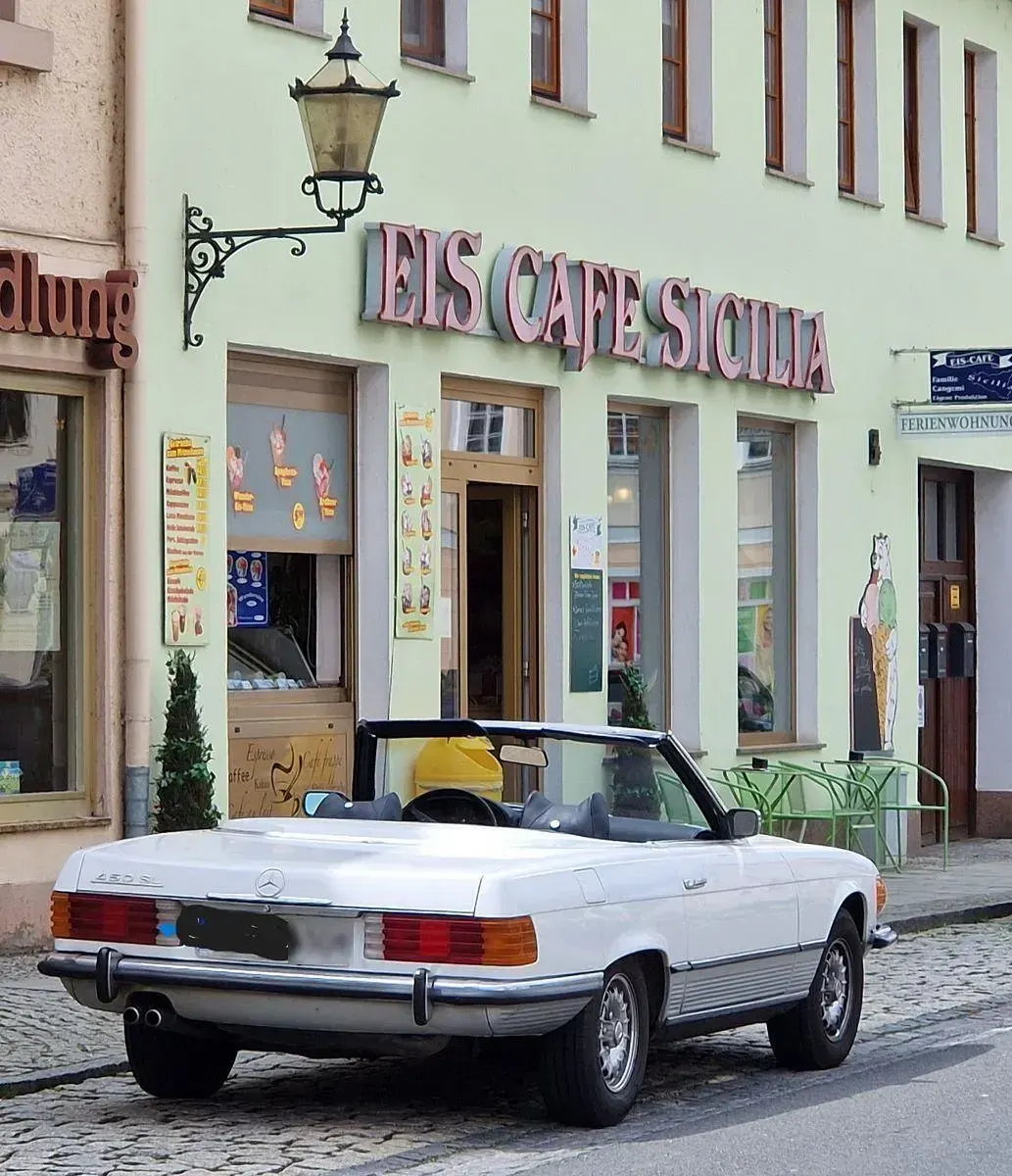 Gebraucht Mercedes SL450 224 PS (164 kW) 1972 Weiß Cabrio