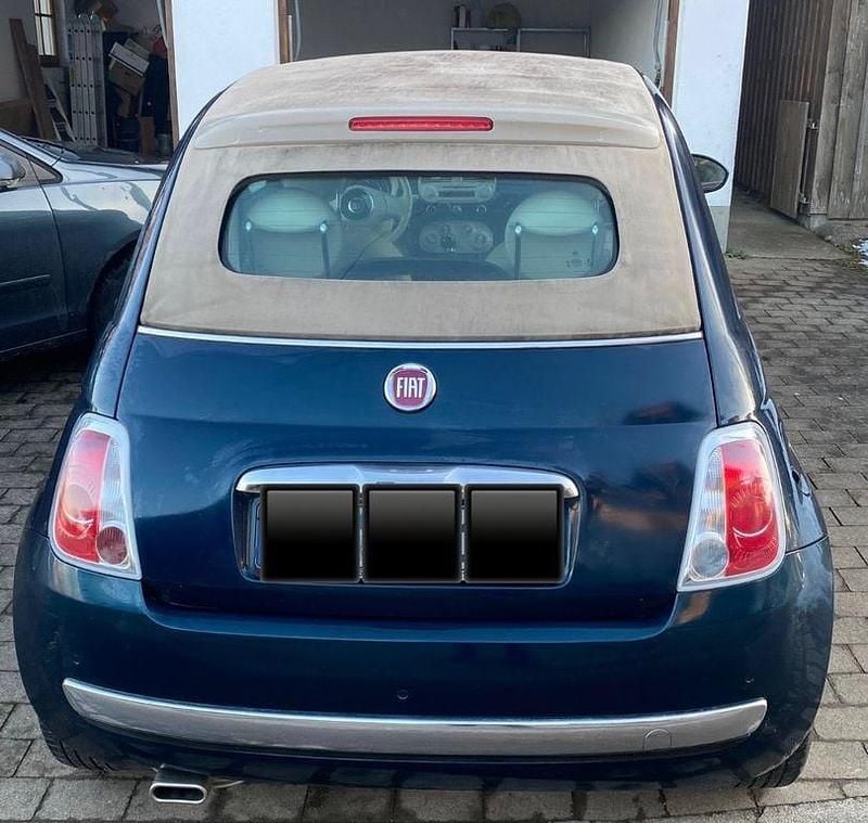 Gebraucht Fiat 500C Lounge 69 PS (50 kW) 2014 Blau Cabrio