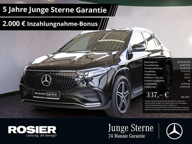 Gebraucht Mercedes EQA300 Advanced 167 kW (228 PS) 2025 Schwarz / nachtschwarz SUV